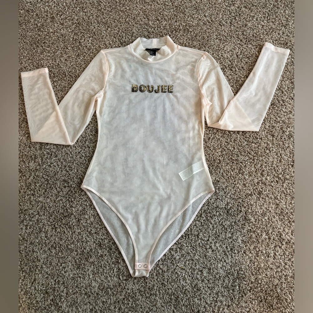 BOUJEE embellished bodysuit
